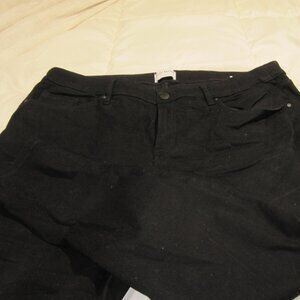 Dark Black Lane Bryant Skinny Jean 22